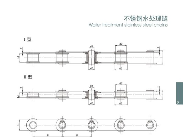 不銹鋼水處理鏈